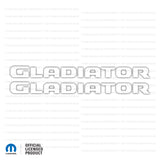 JT "Gladiator" Hood Decal - Single Color